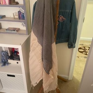 j crew color block scarf